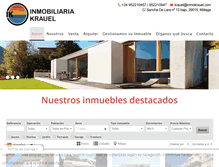 Tablet Screenshot of inmokrauel.com